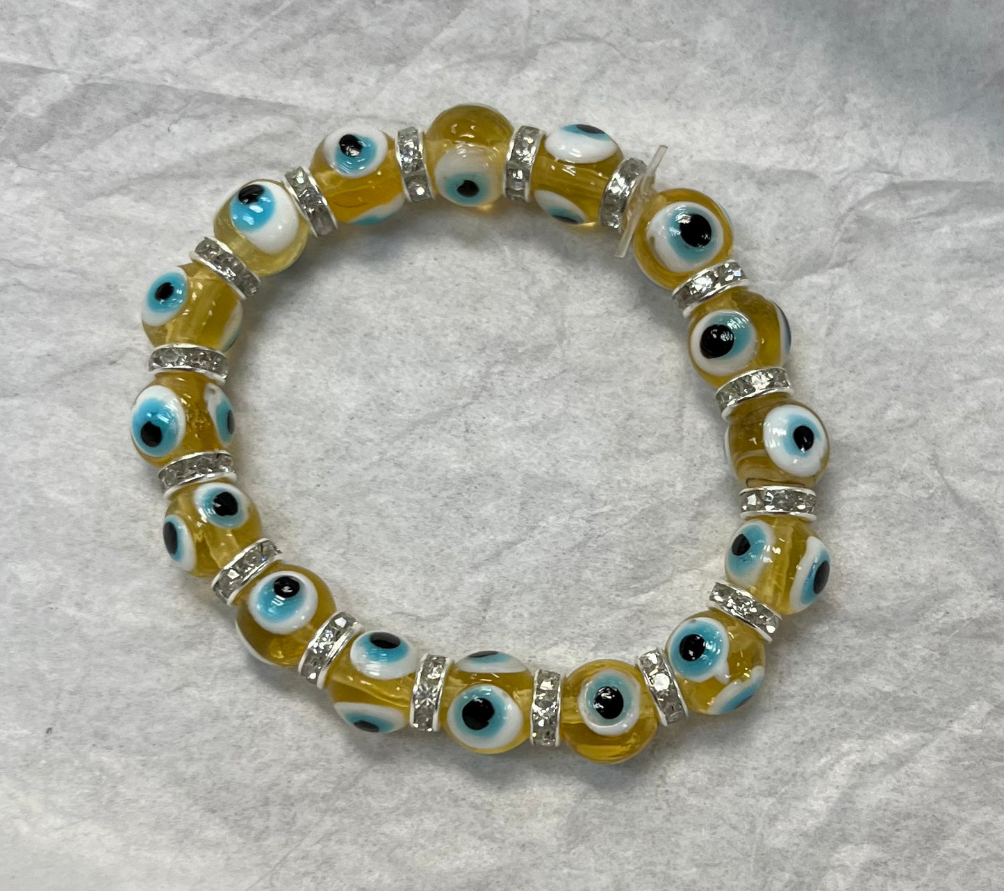 Evil Eye Bracelet Glass