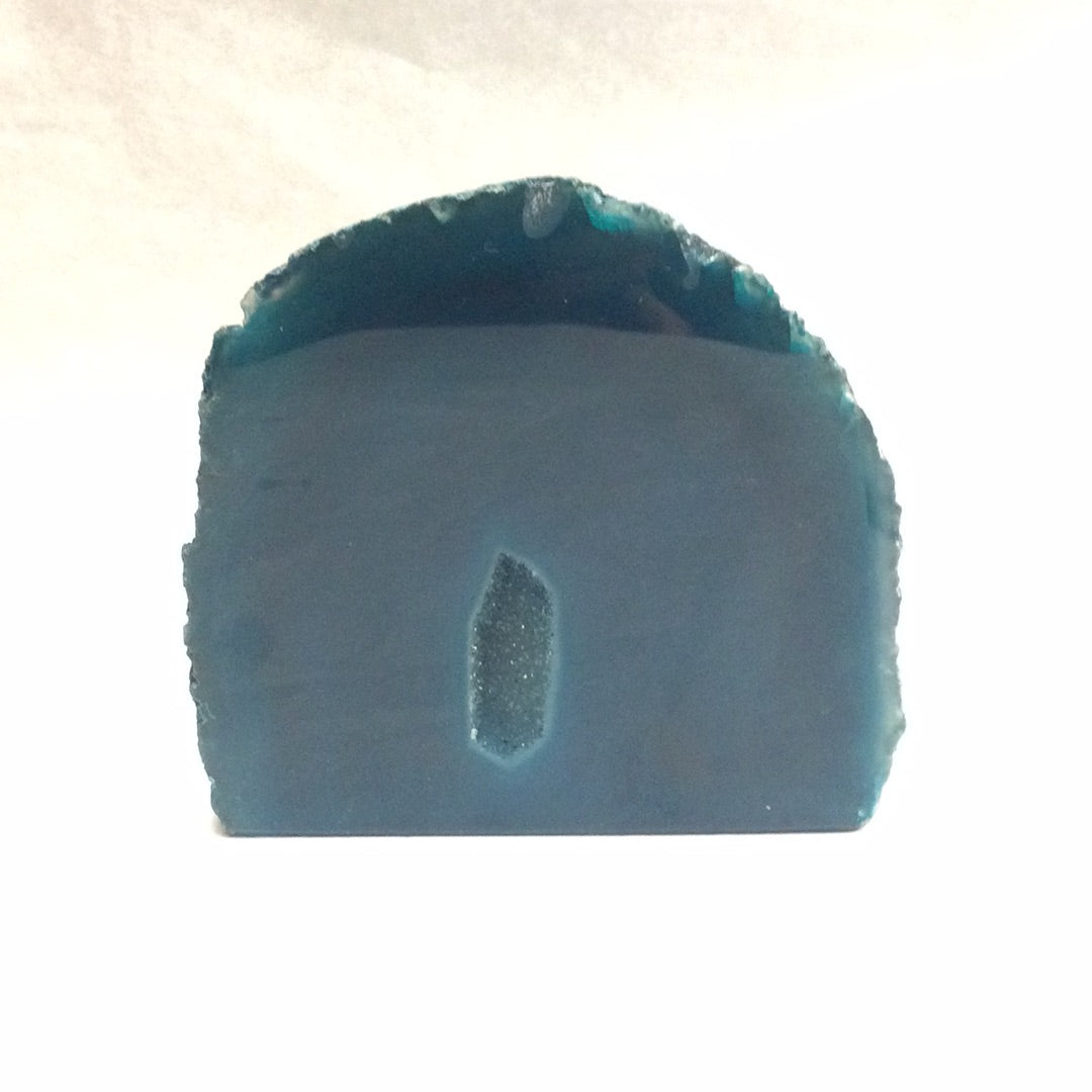 Green Dyed Agate Geode