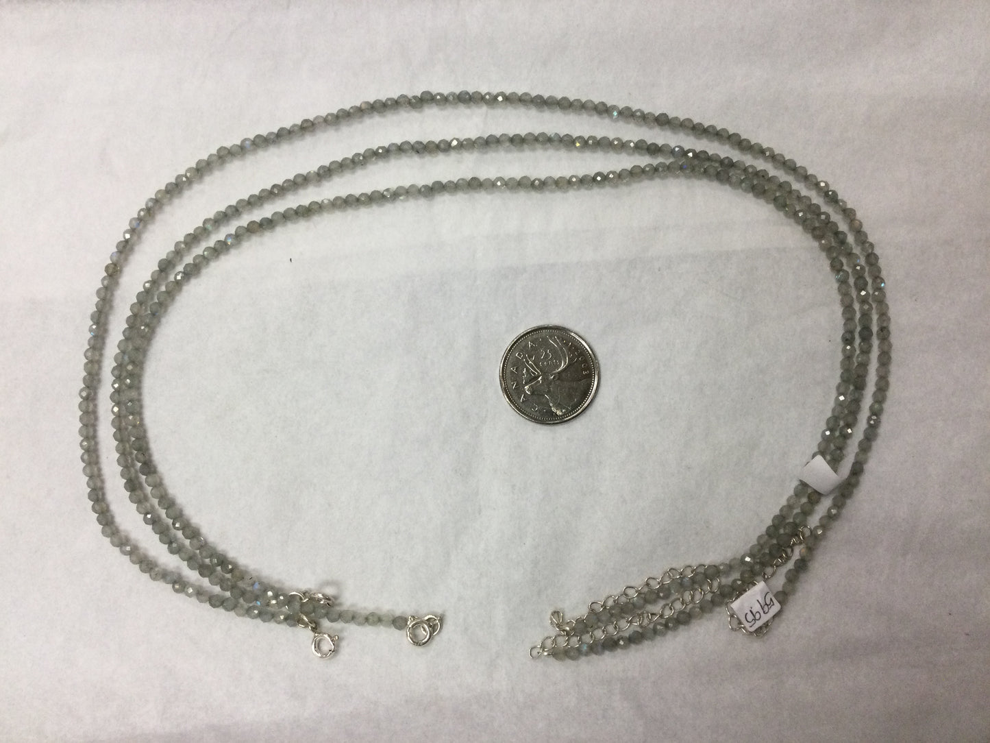 Labradorite necklace 17”