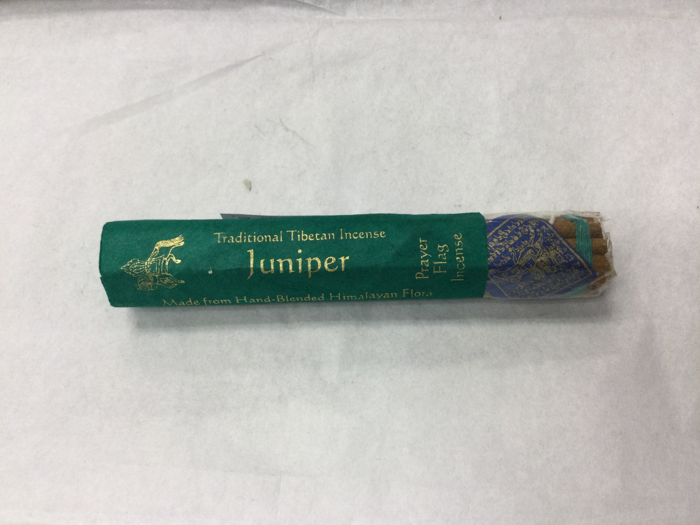 Prayer flags incense Juniper