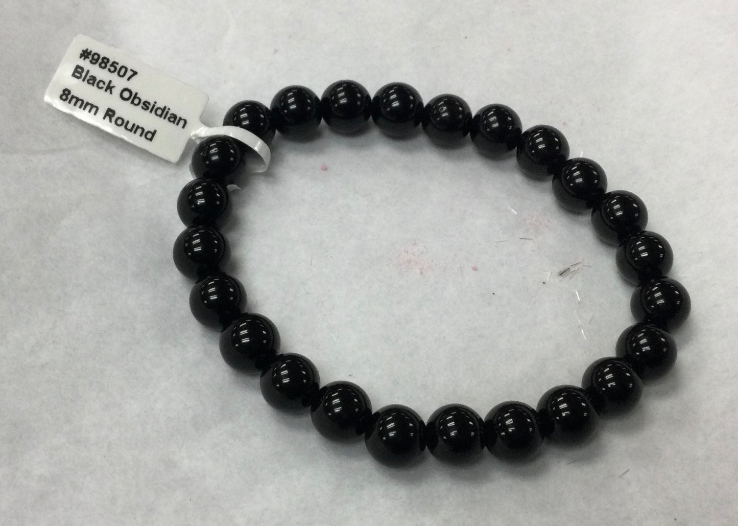 Black Obsidian 8mm Bracelet