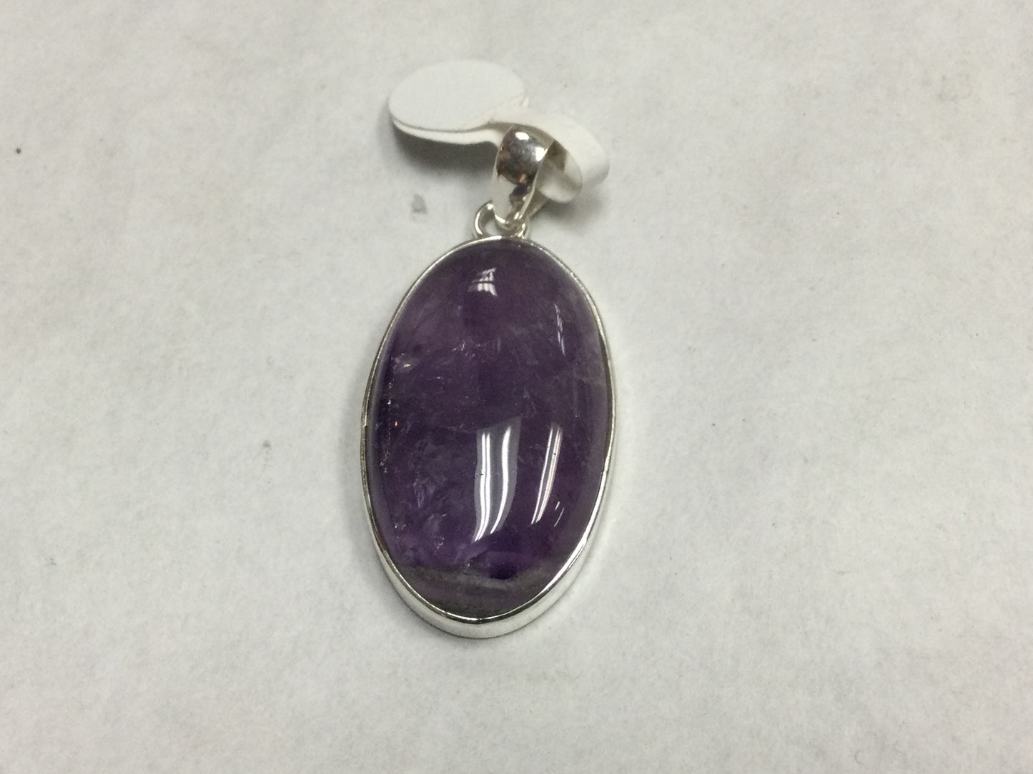 Oval Cut Amethyst Pendant