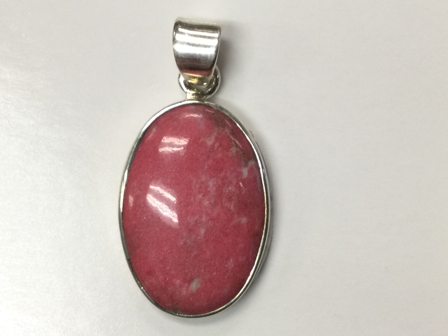Thulite Pendant - Oval