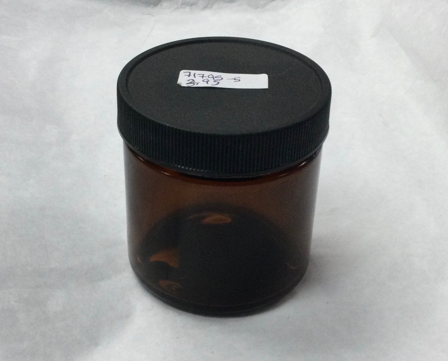 100ml Amber Jar Black Top