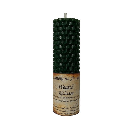 Lailokens Awen - Rolled Beeswax Spell Candles (Assorted)