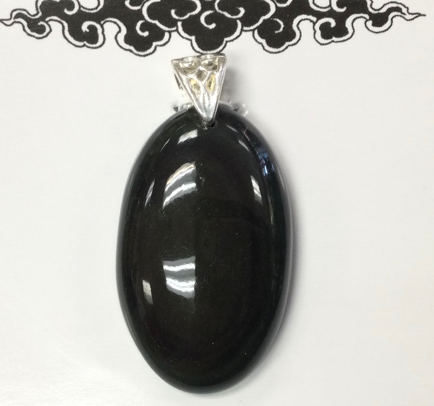 Rainbow Obsidian Pendant - Oval