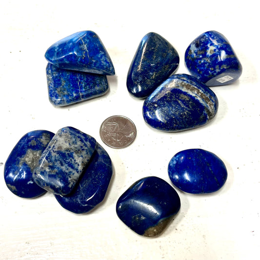 High Grade Lapis Lazuli Tumbled