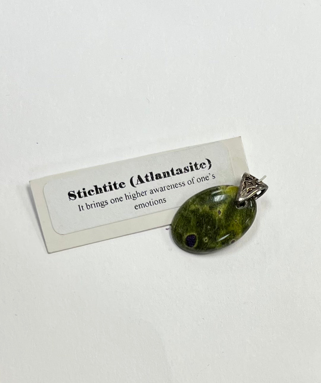 Atlantisite Oval Pendant Small