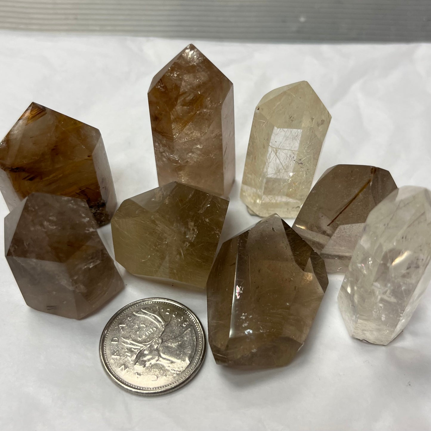 Rutilated Quartz Point lg