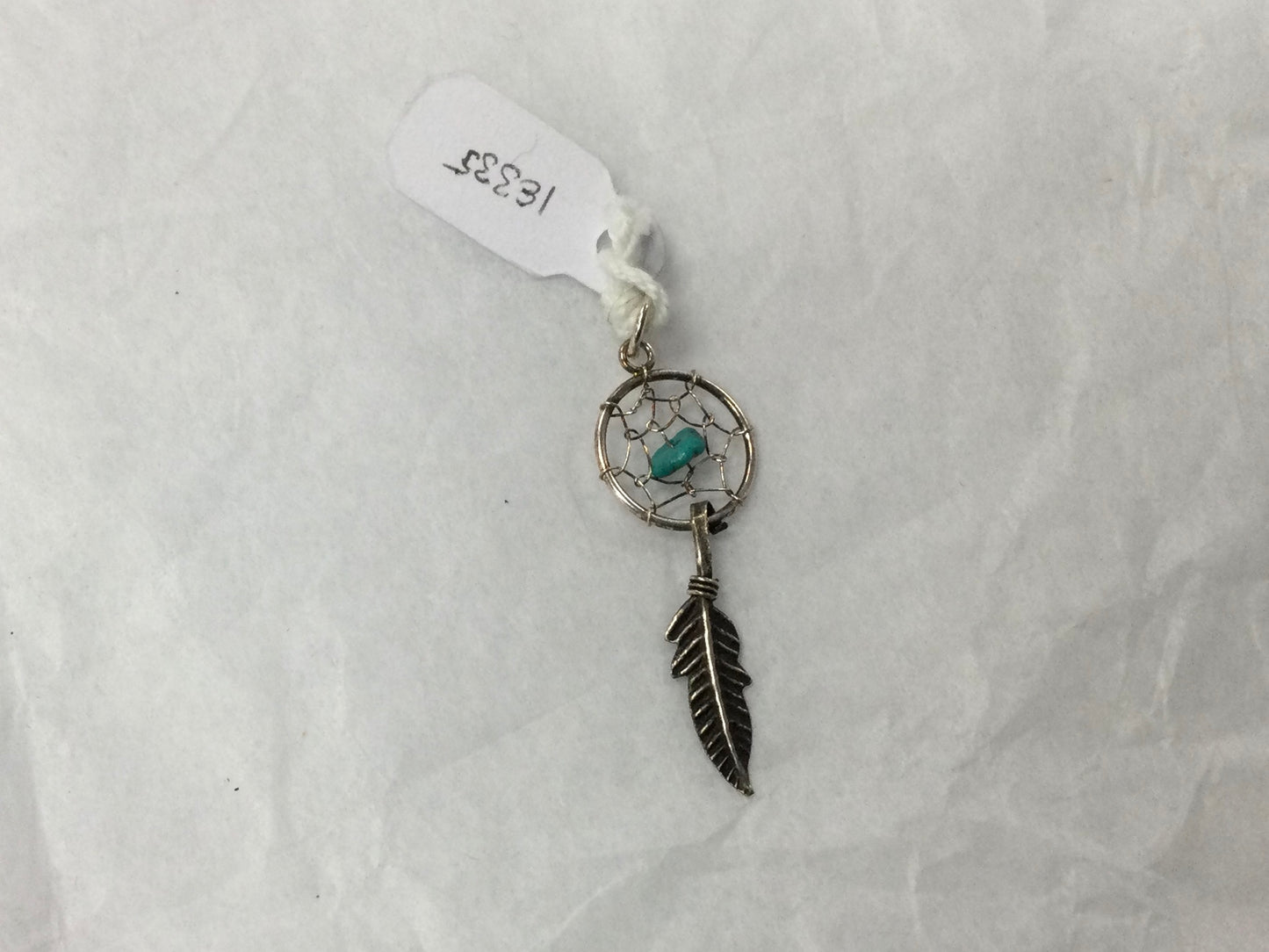 Dreamcatcher Pendant, Turquoise