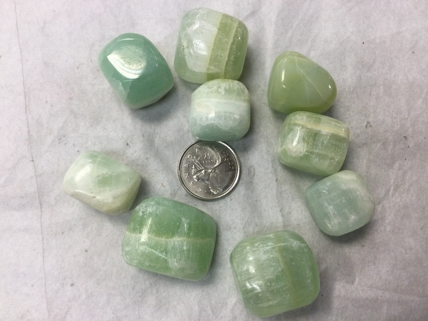 Tumble Pistachio Calcite