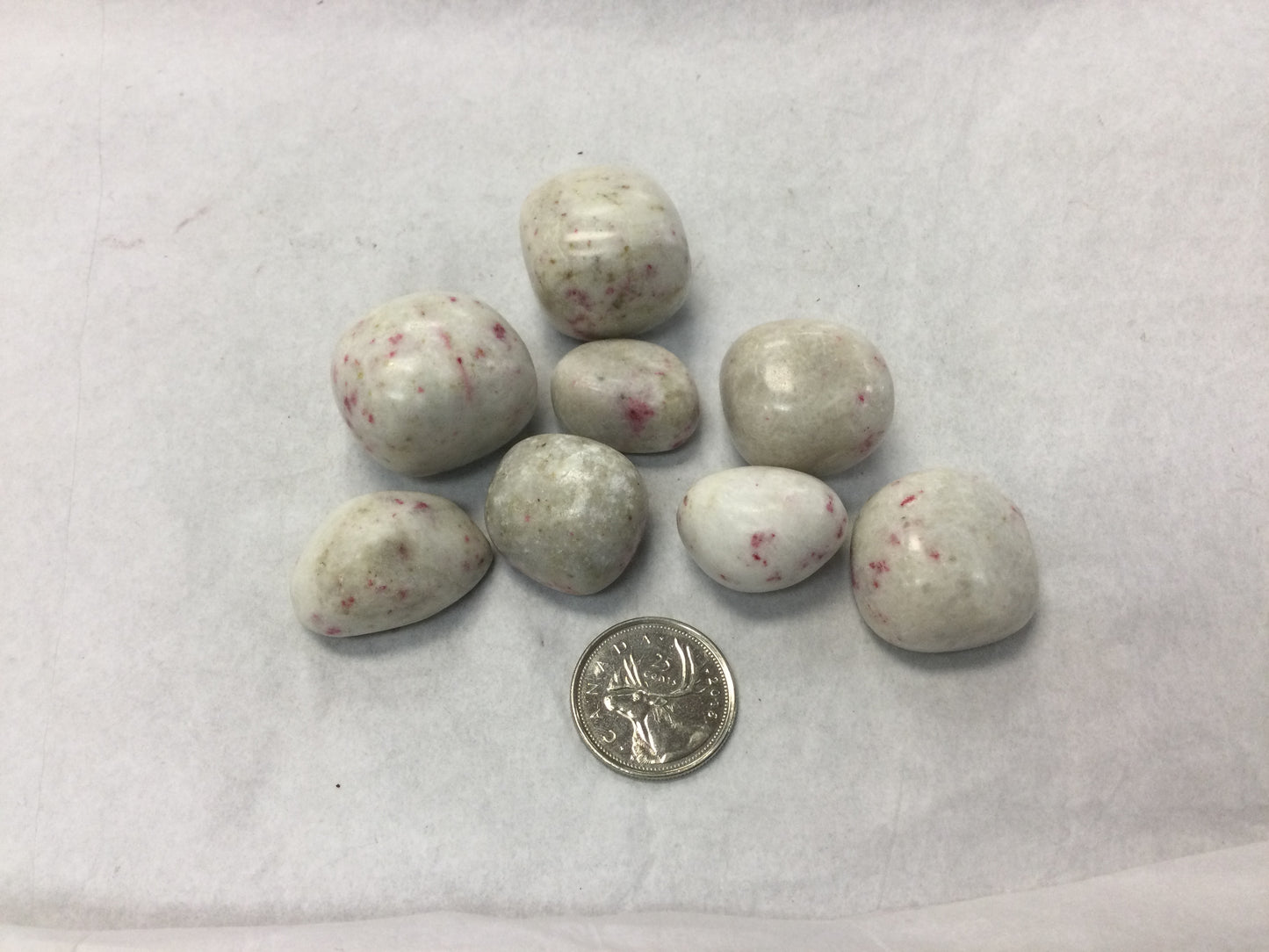 Cinnabrite, large tumbled