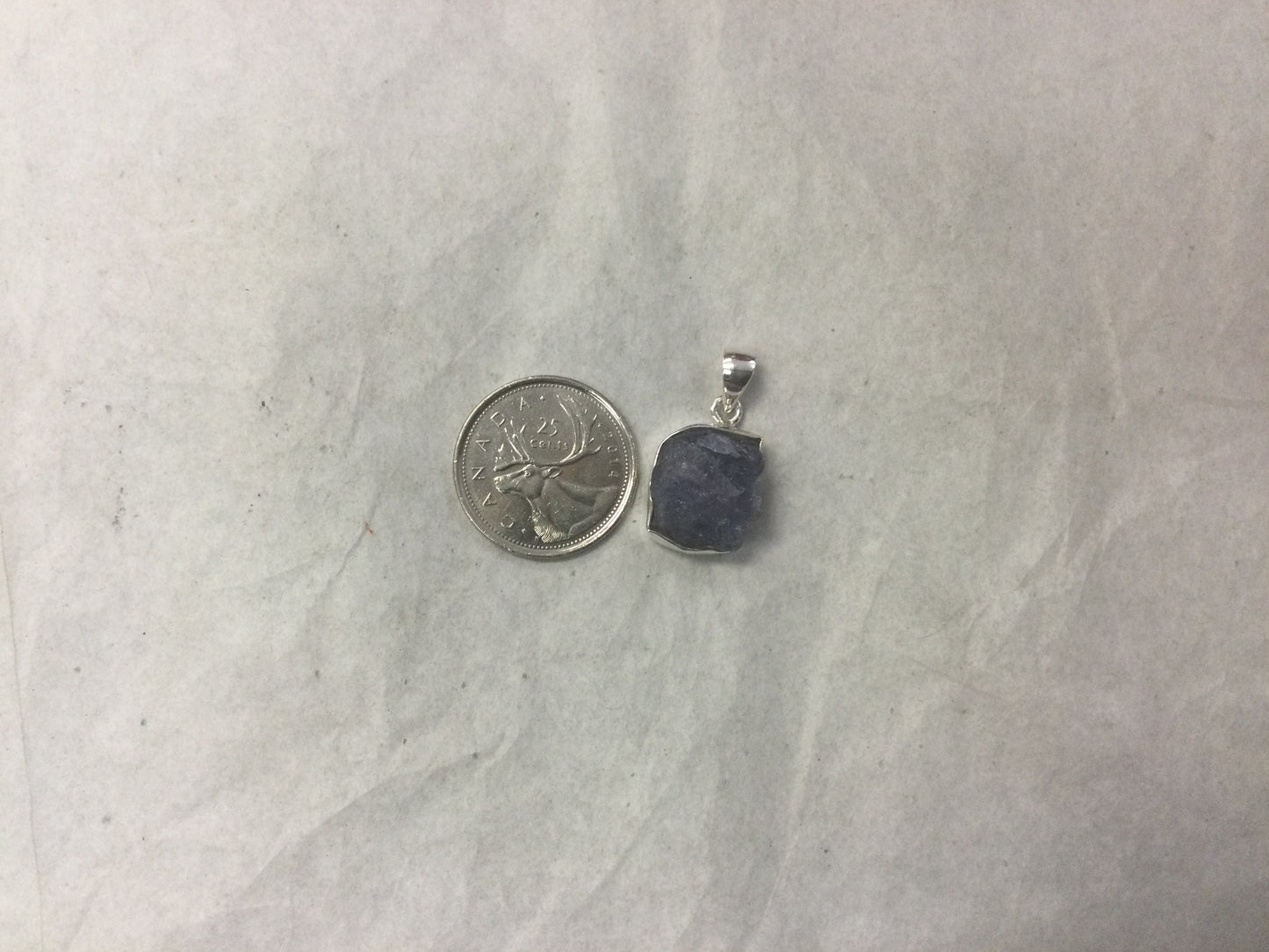 Blue Iolite Pendant