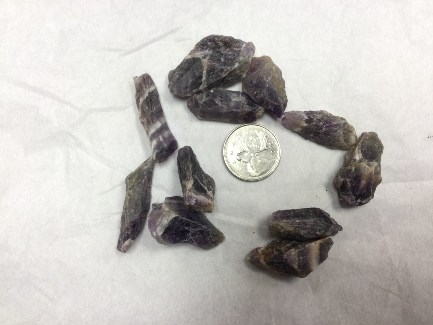 Rough Chevron Amethyst