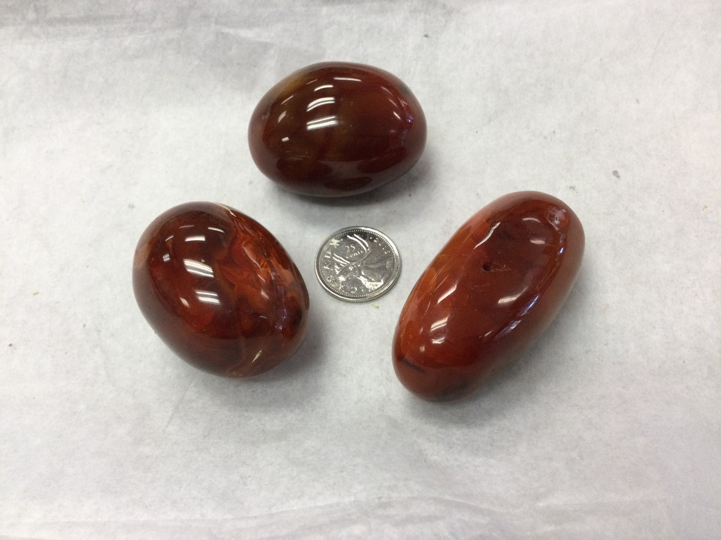 Carnelian Palm Stone (natural)