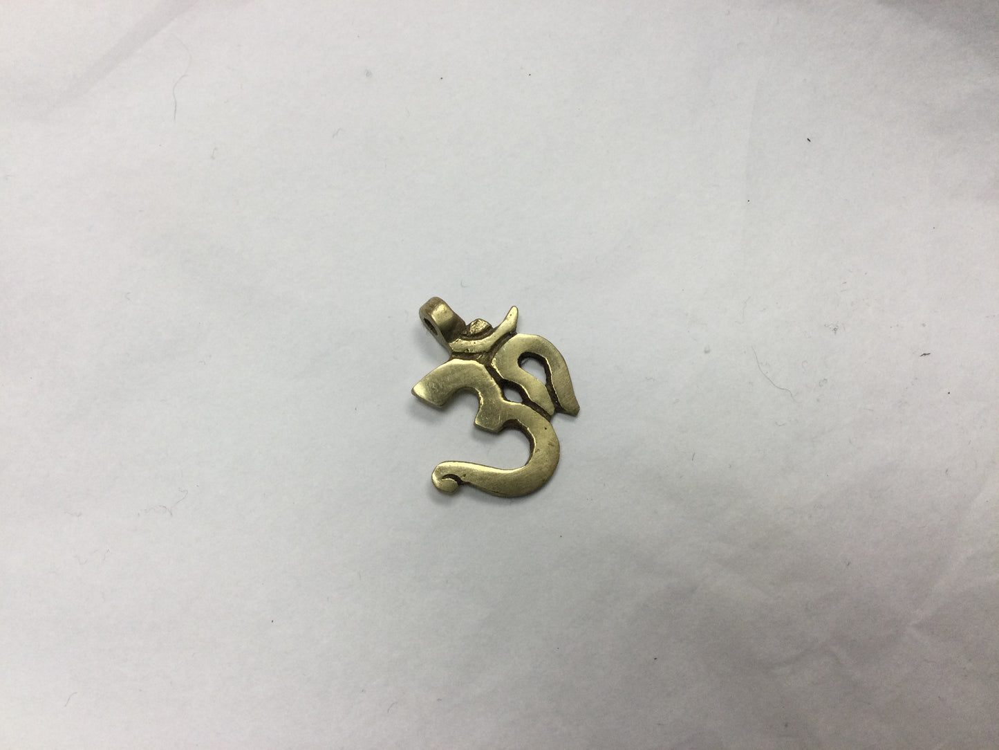 brass om pendant