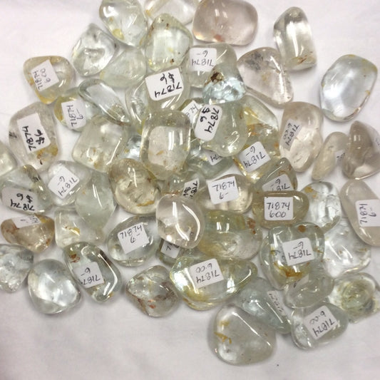 Tumbled Silver Topaz