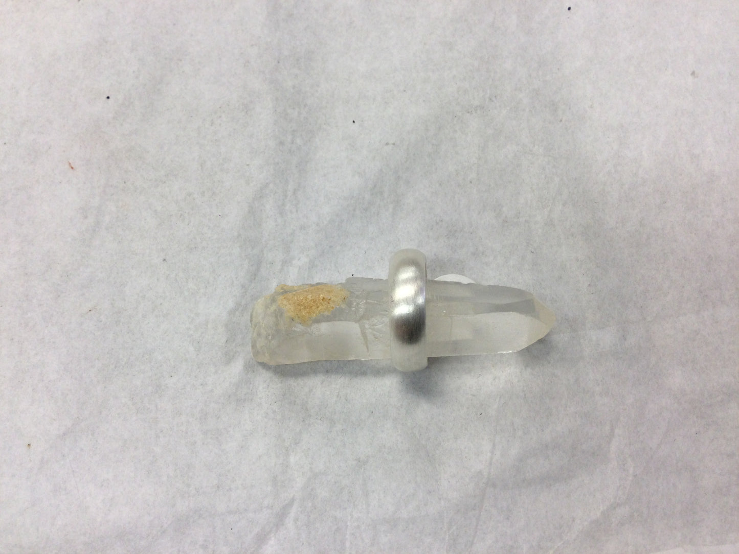 Wide Silver band ring