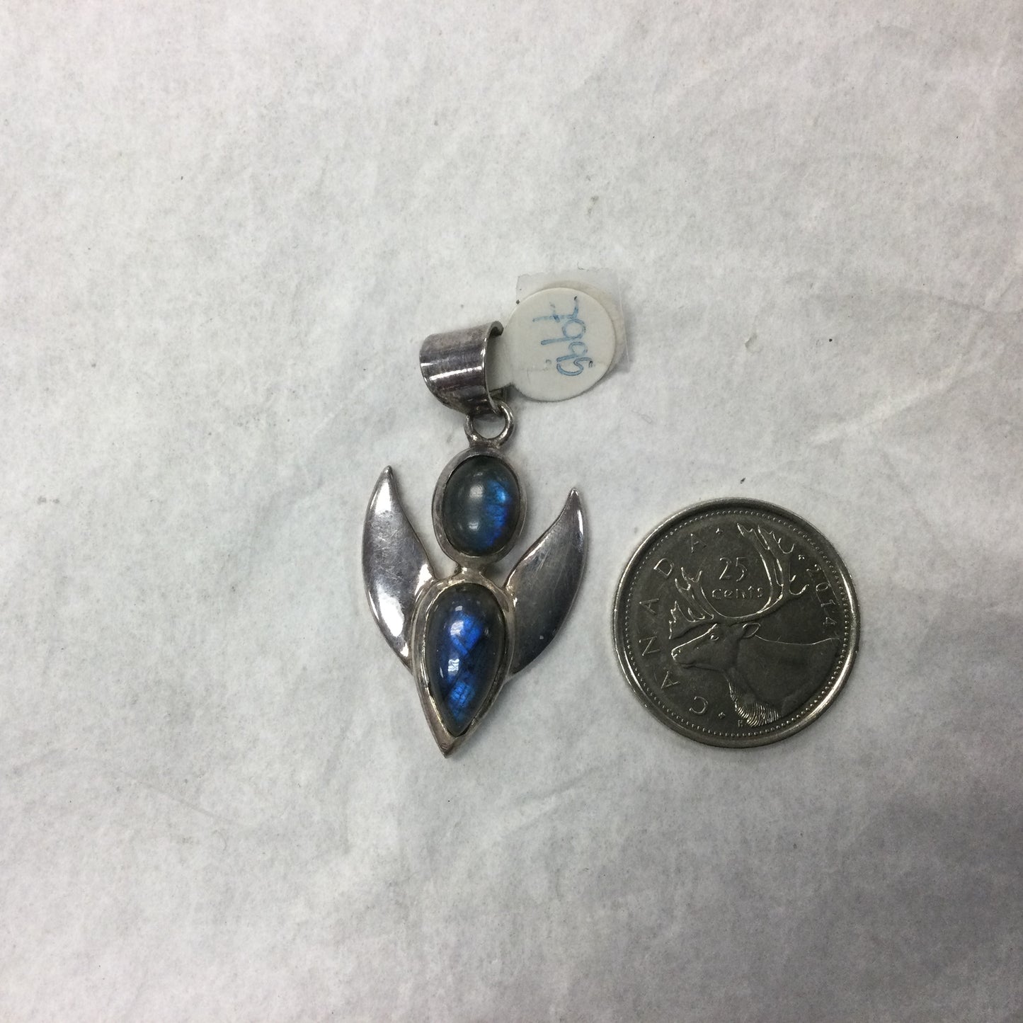 Labradorite Angel Pendant