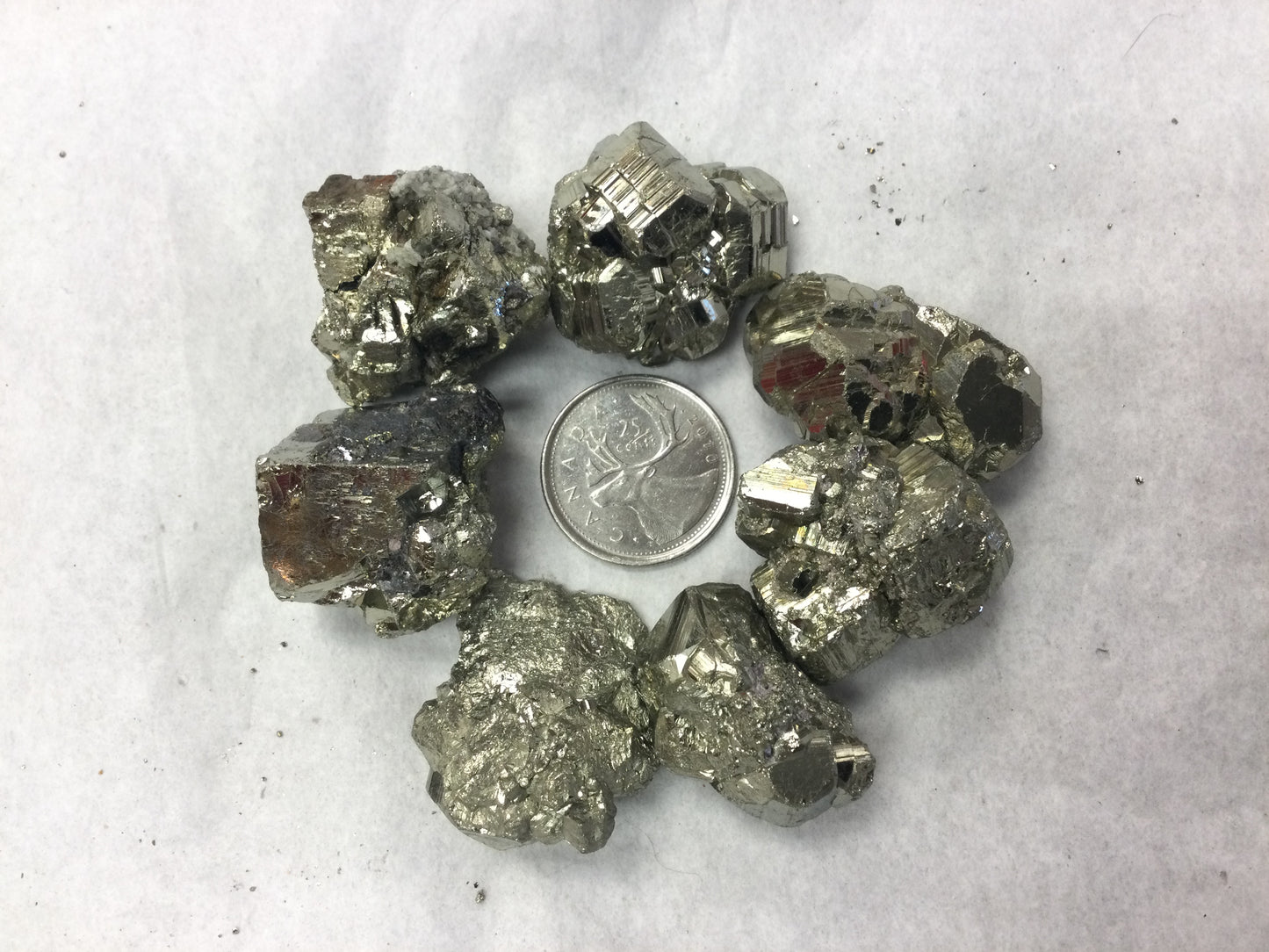 Pyrite Clusters