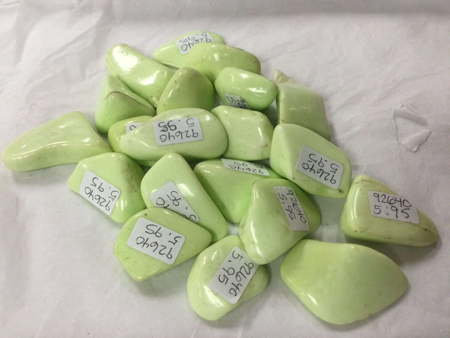 Lemon Chrysoprase Tumbled