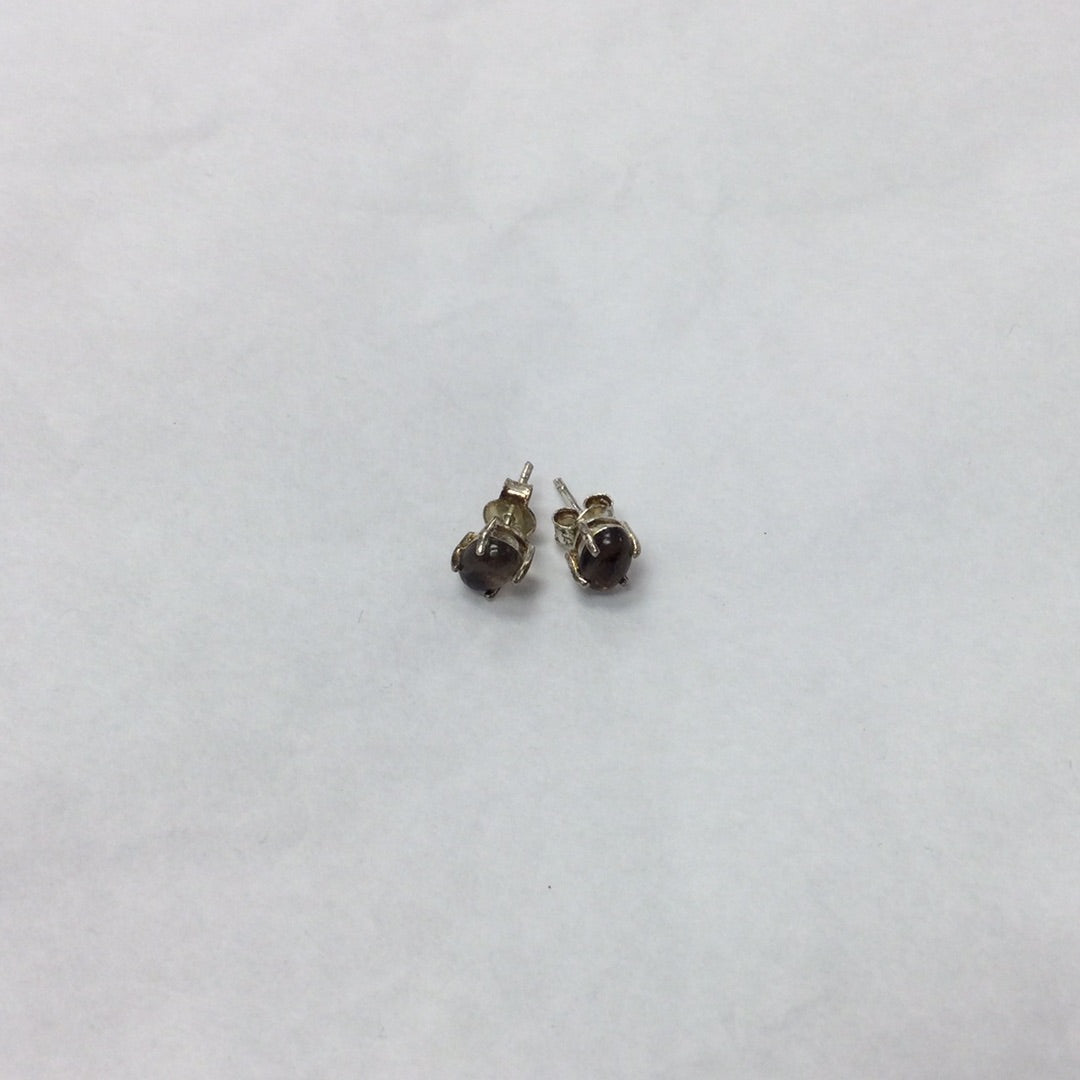 Smoky Quartz Studs