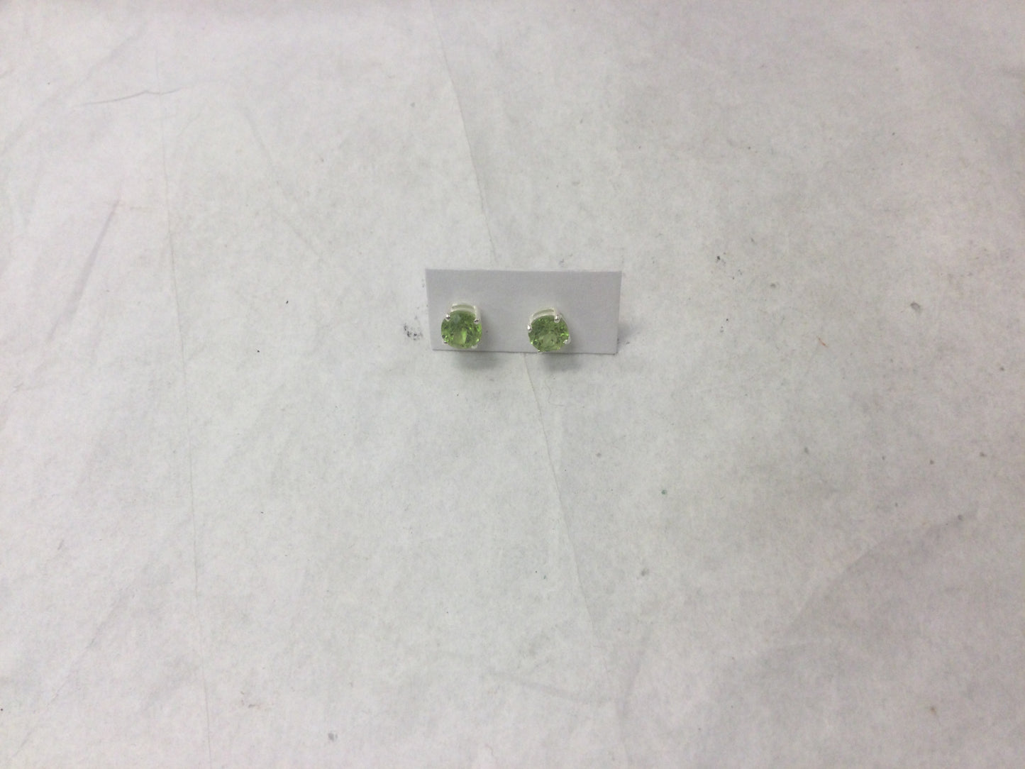 Round Faceted Gemstone Studs