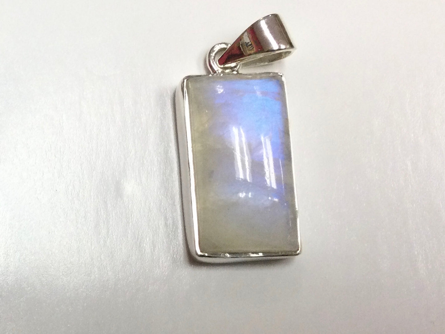 Moonstone Pendants w/ Silver Backing