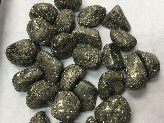 Tumbled Pyrite