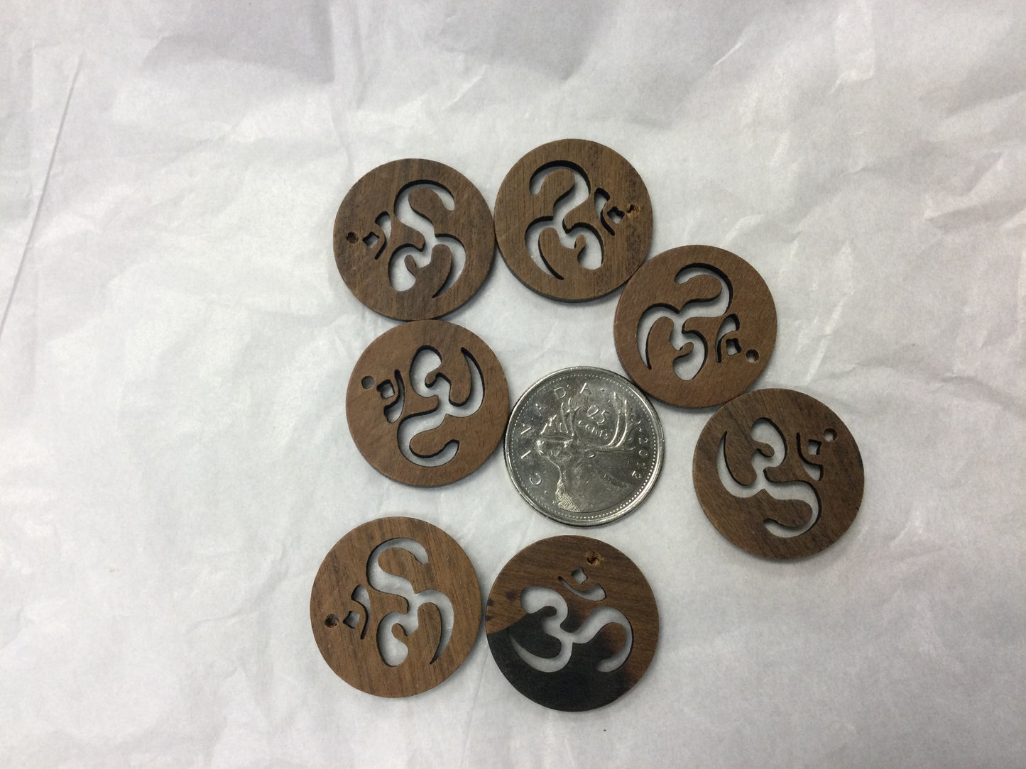 Ohm Coin, Walnut Wood