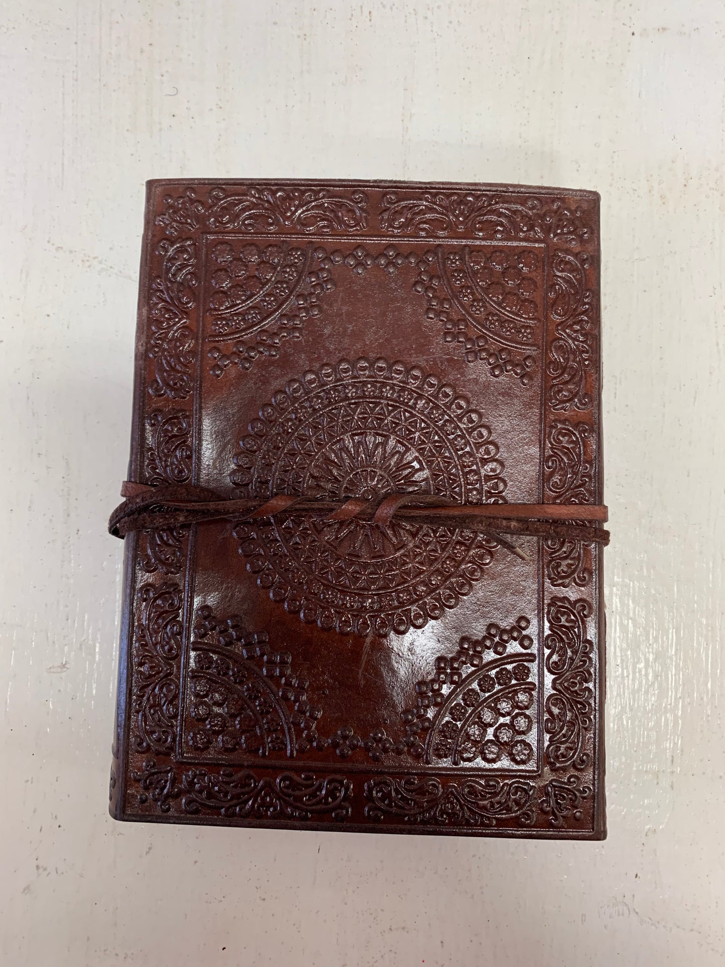 Mandela and Affirmations Leather Journal