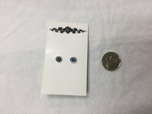 Evil eye stud earrings sm