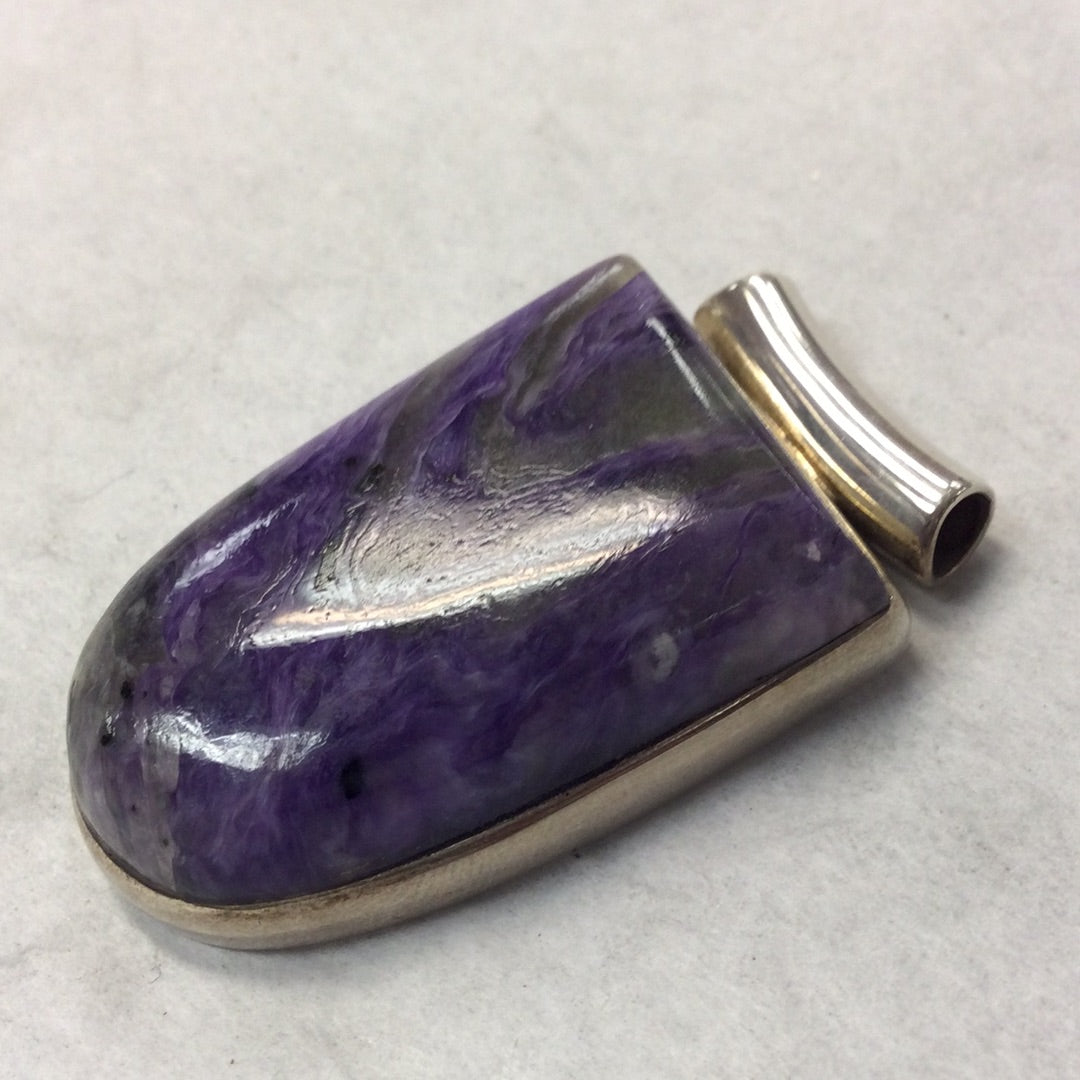 Large Charoite Pendant