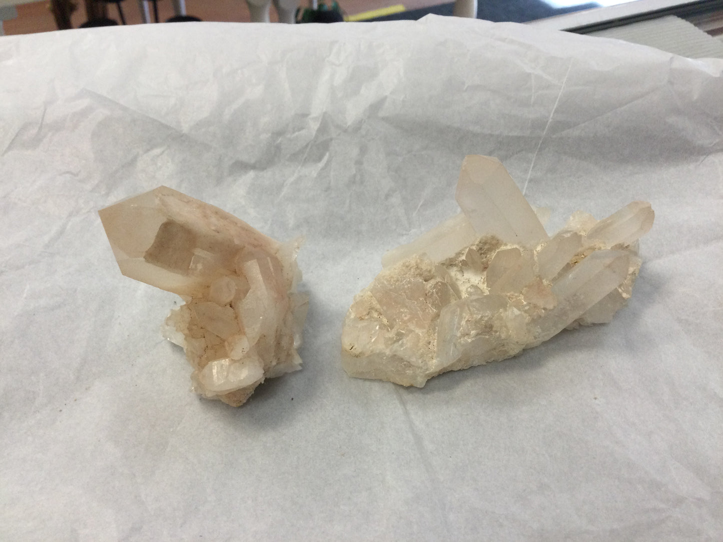 Lemurian Clear Quartz Clusters