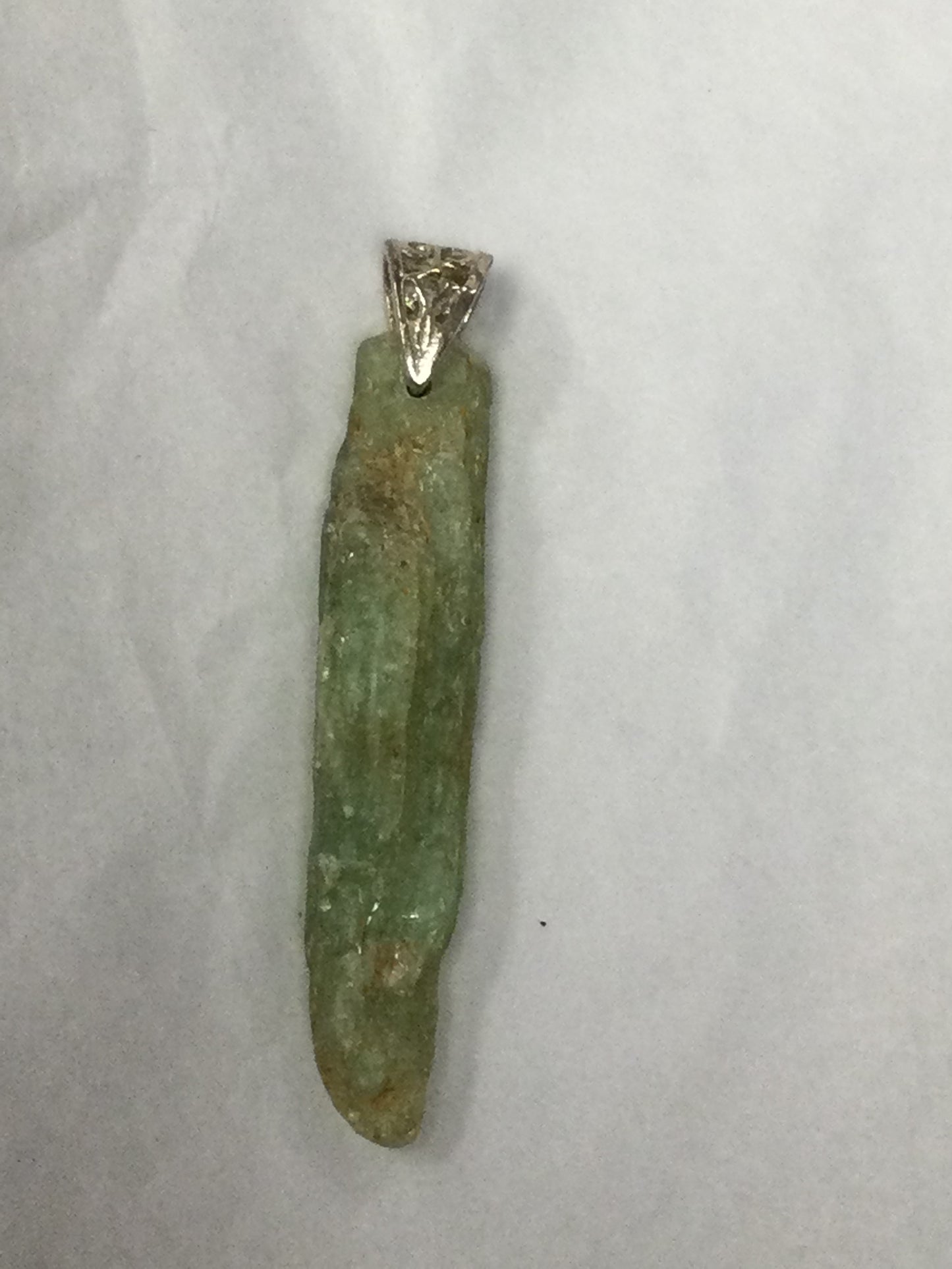 Green Kyanite Pendants, rough