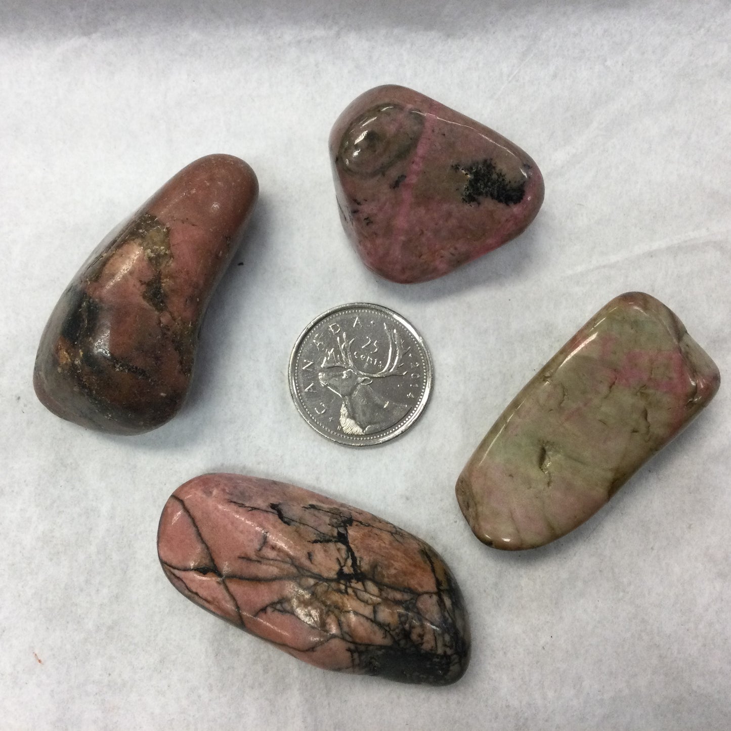 Rhodonite Tumbled (Greenish)