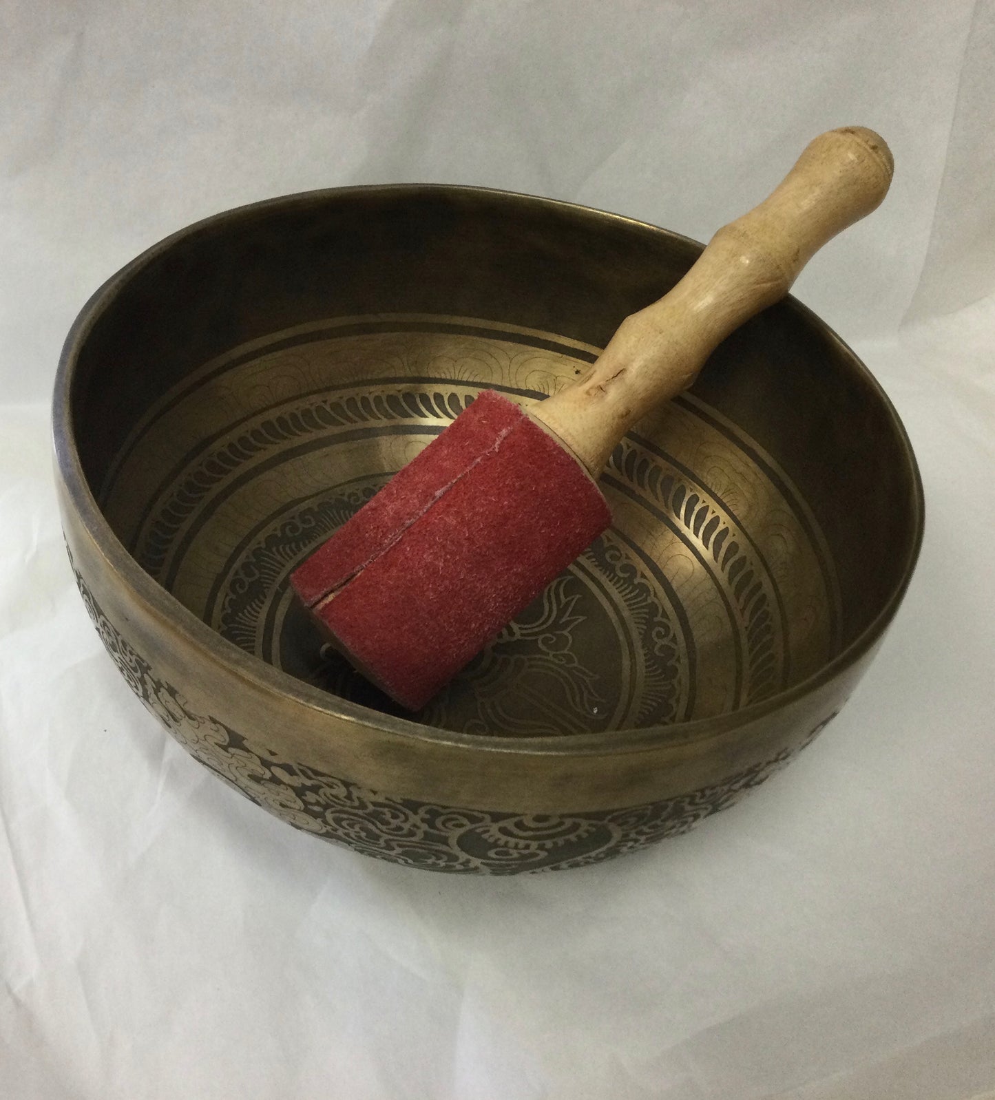 Singing Bowl, Etched