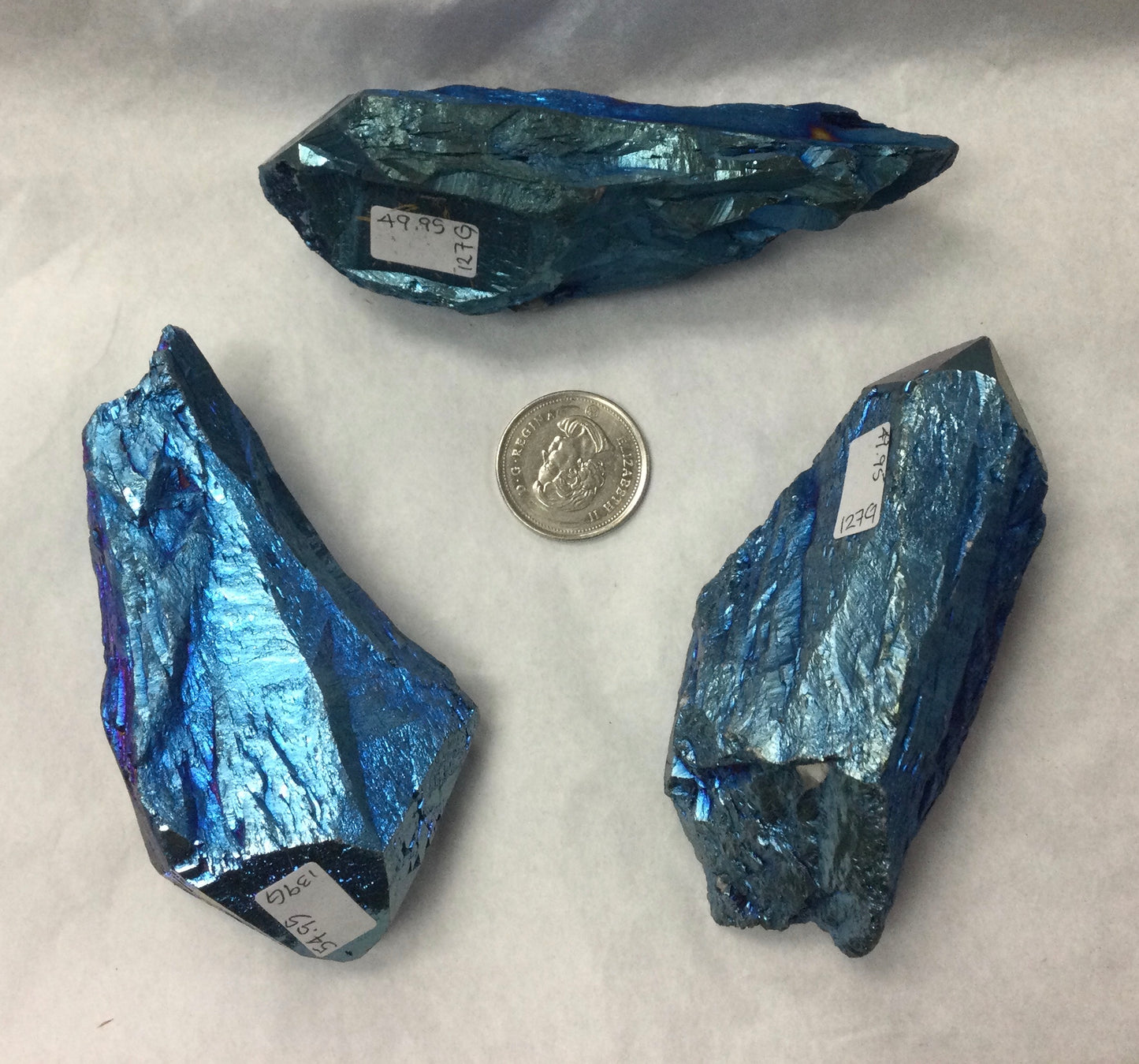 Rough Titanium Quartz Chunks