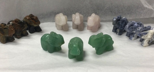 Small Crystal Elephant