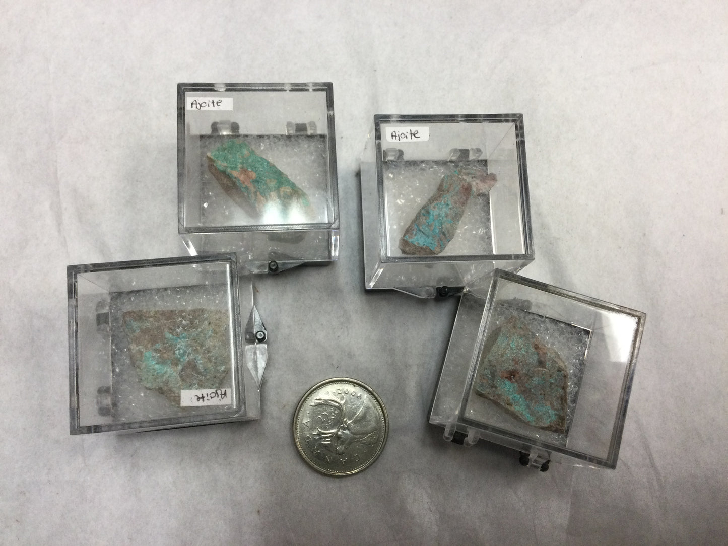 Ajoite in Matrix