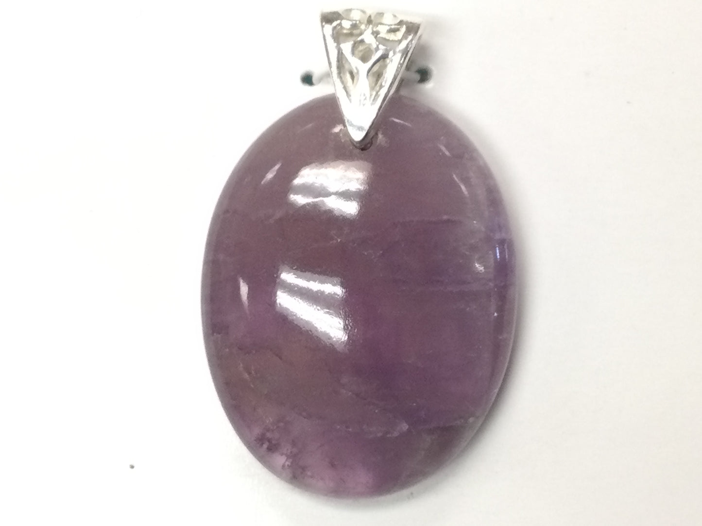 Auralite 23 Amethyst Pendant - Oval