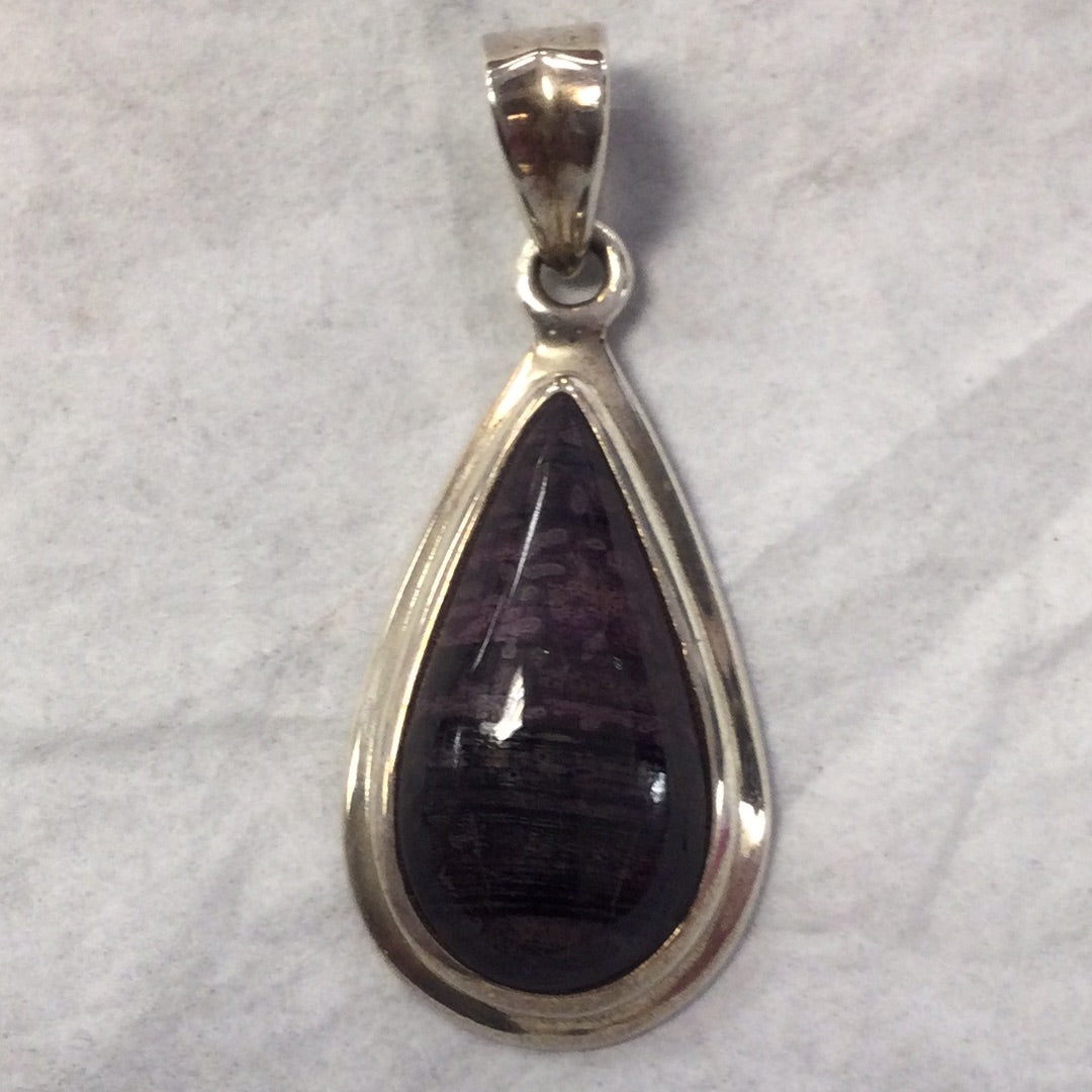Sugilite Teardrop Pendant