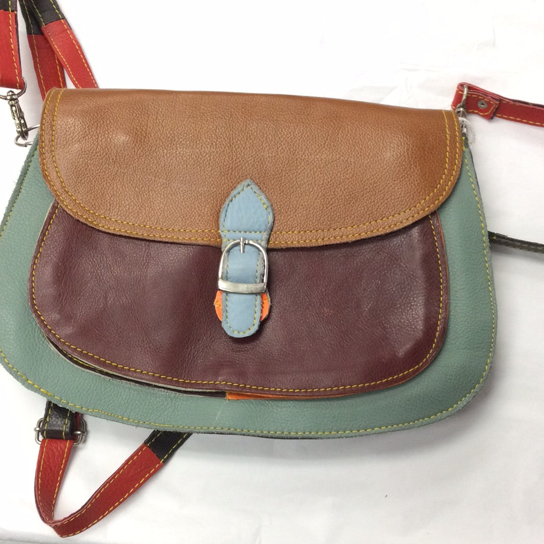 Big Oval Flap Bag Multicolour