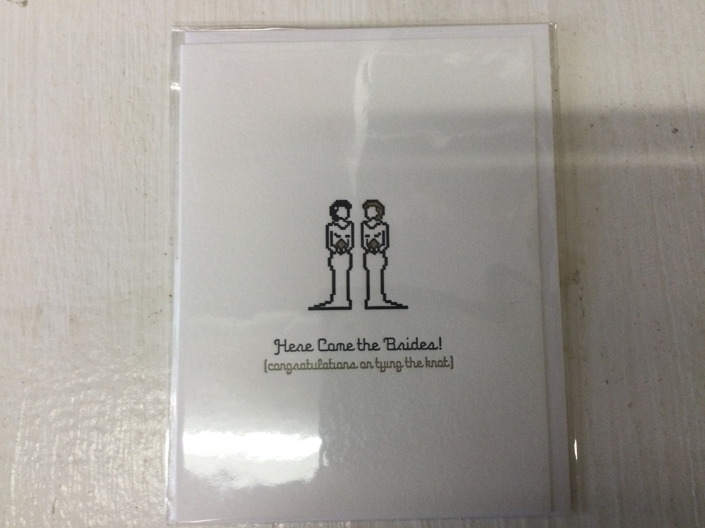 card, here come the brides