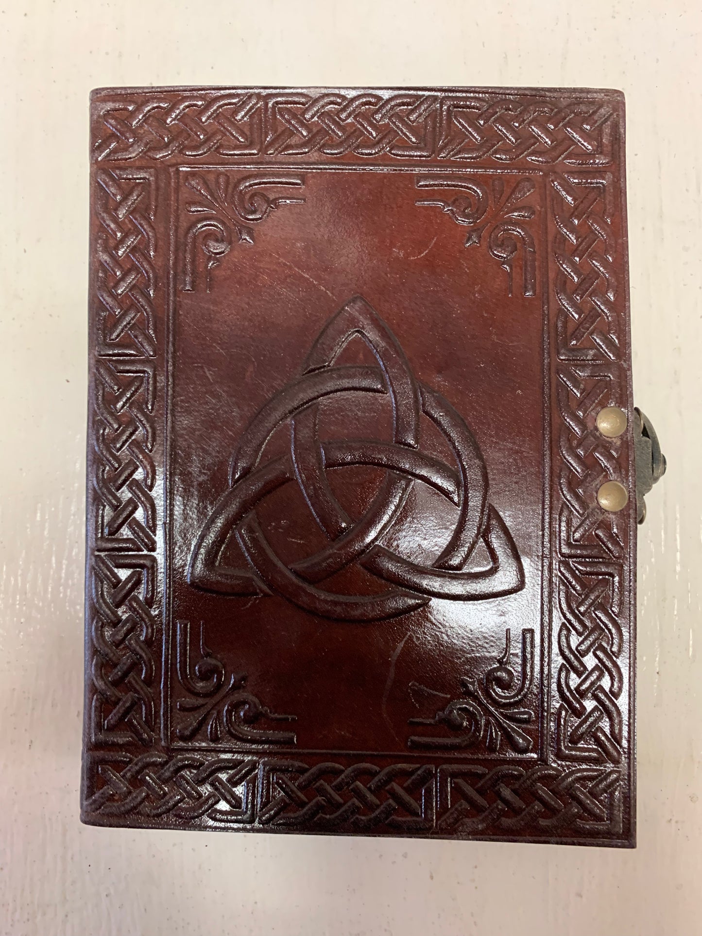 Triquetra Leather Journal