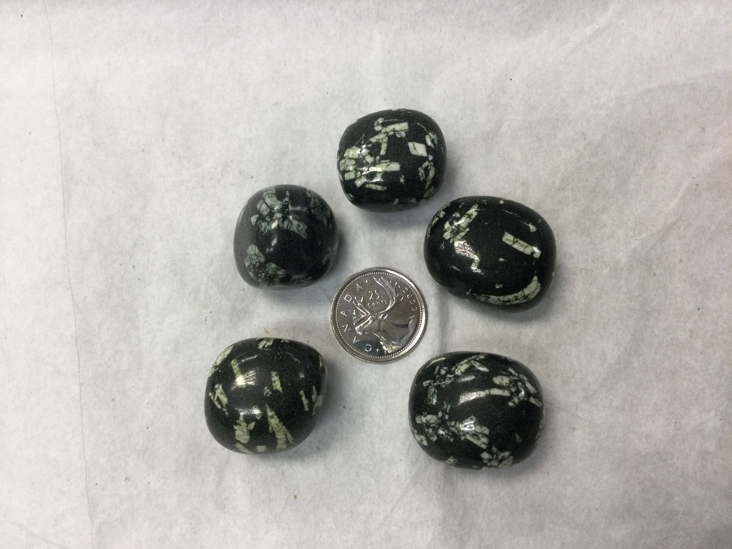 Chinese writing stone, tumbled