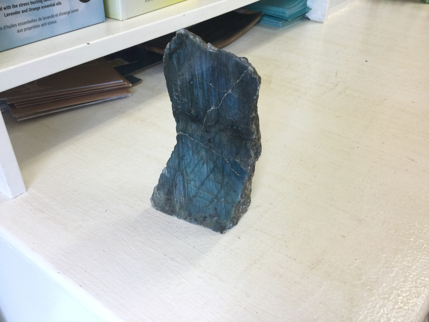 Large Amazonite Chunk with Polished Face