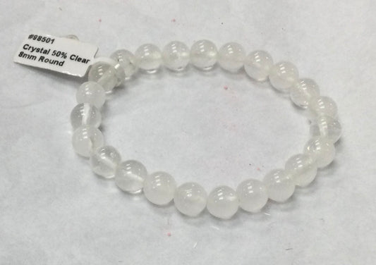 Clear Quartz Bracelet 8mm
