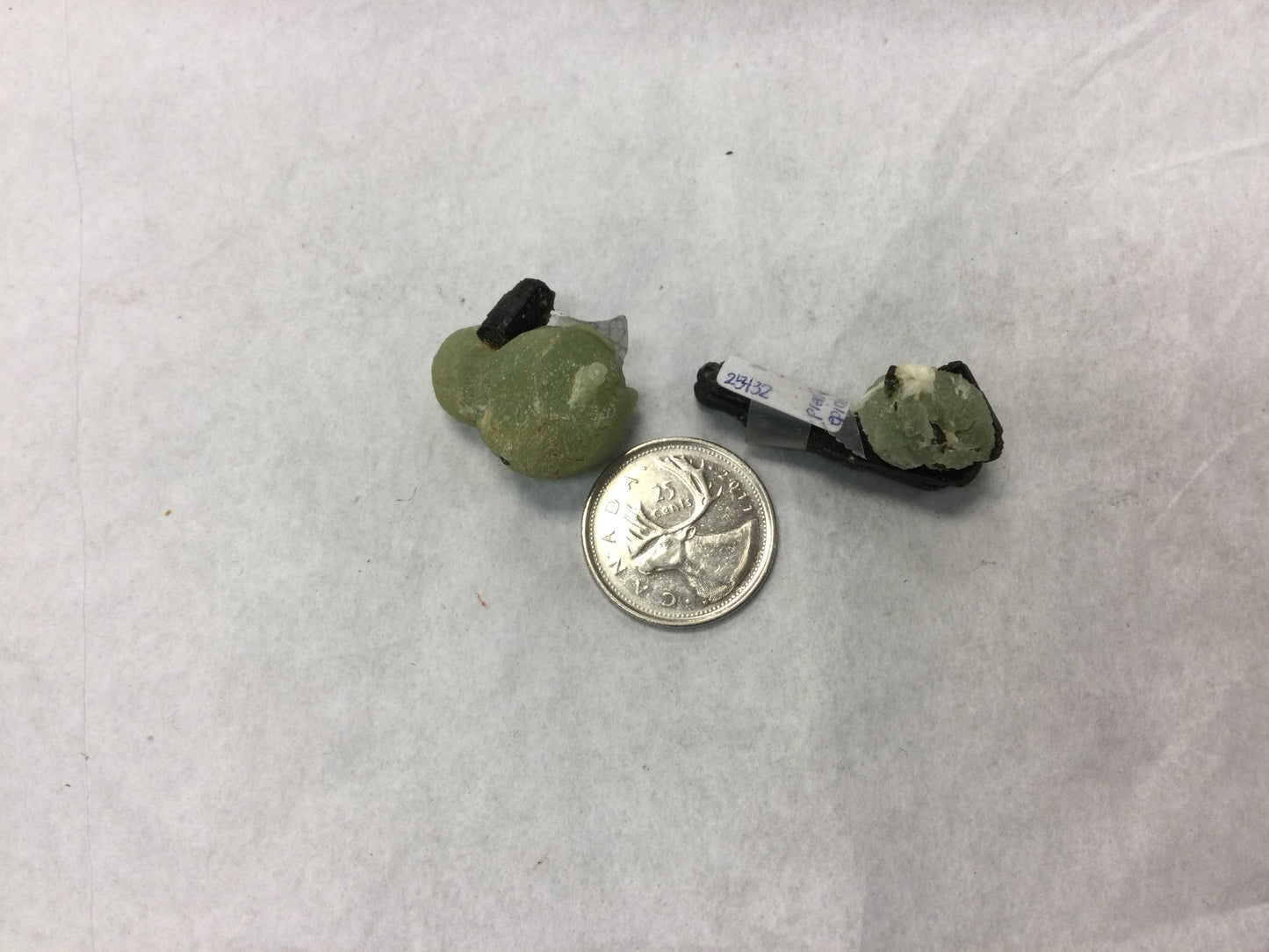 prenite and epidote 'spheres'