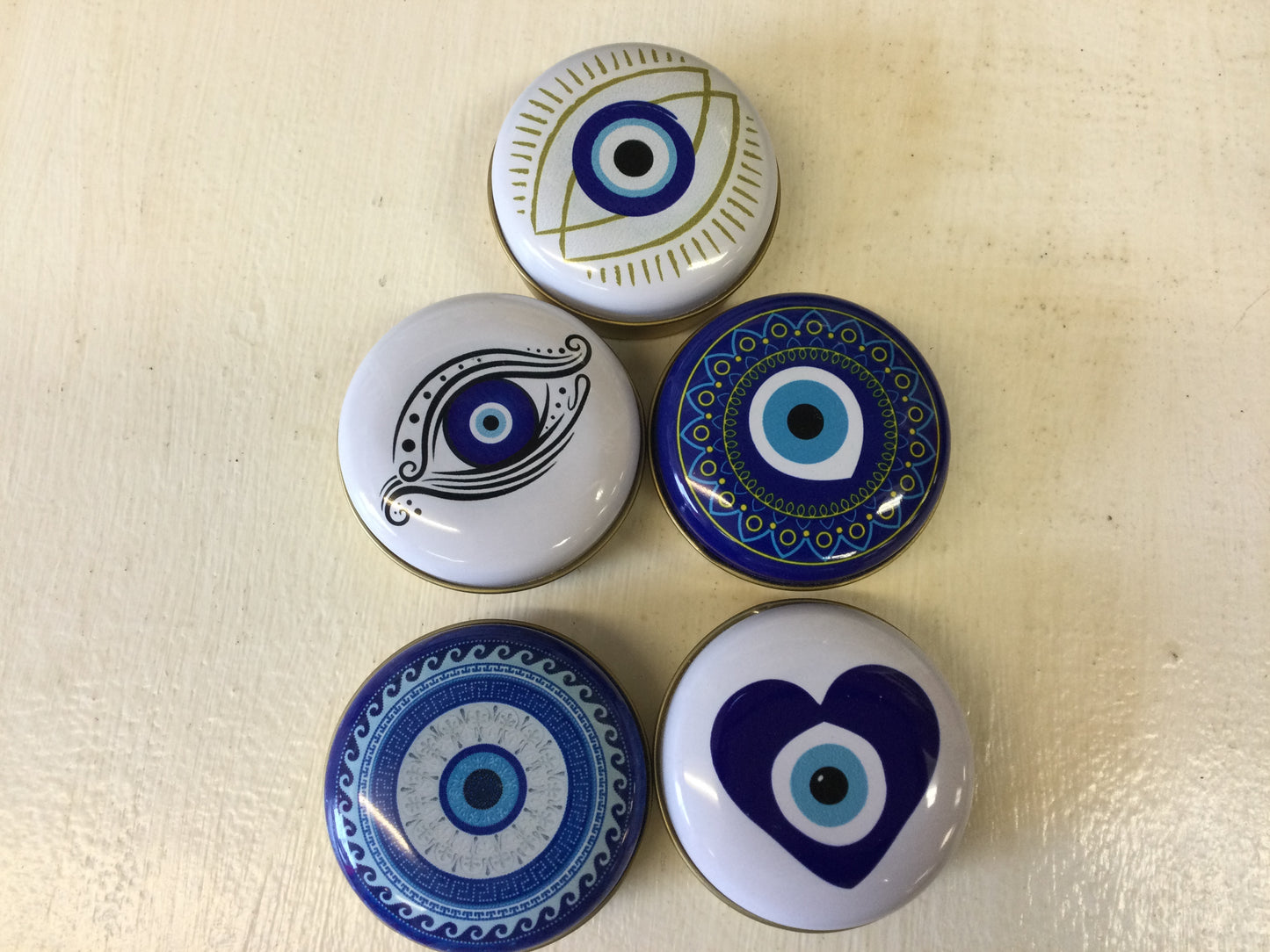 Decorative Evil Eye Tin with Soap